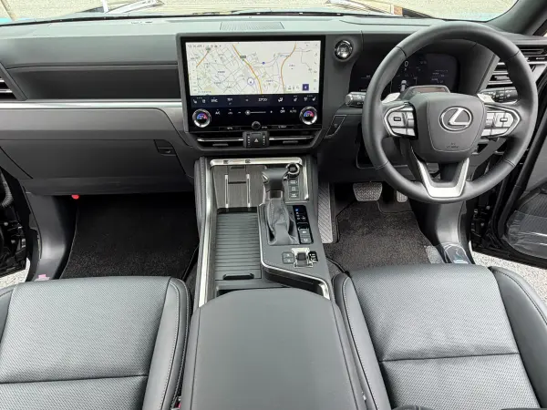 Lexus GX550 OverTrail Plus 4WD Digital Inner Mirror Cool Box Head-Up Display Lexus Teammate One Owner Non-Smoking Car (Black) — photo 7