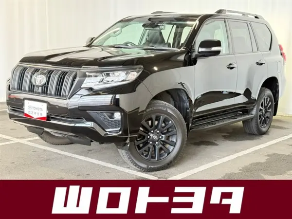 Toyota Land Cruiser Prado 2.8 TX L Package Matte Black Edition Diesel Turbo 4WD Certified Used Car One Owner 360-Degree Camera Backup Camera Dashcam ETC SD Navigation Genuine Leather Seats Sunroof LED Headlights Genuine Aluminum Wheels (Black)
