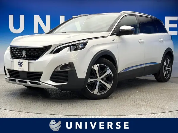 Peugeot 5008 GT BlueHDi Diesel Turbo Panoramic Sunroof Electric Tailgate Dual Auto Air Conditioning Auto High Beam Backup Camera Lane Assist Collision Mitigation System LED Headlights Keyless Non-Smoking (Pearl White)
