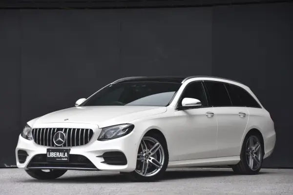 Mercedes-Benz E-Class Wagon E220d Avantgarde AMG Line Diesel Turbo Leather Package Radar SF ACC Panorama SR Panamericana Genuine Navi Full-Seg 360-Degree Camera Black Leather Seat Heater HUD Burmester Sound Power Tailgate Ambient Lighting Corner Sensors LED Headlights ETC (Diamond White) — photo 9