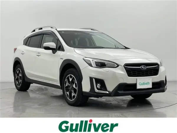 Subaru XV 2.0e-L EyeSight 4WD Non-Smoking Car Genuine Navi Blind Spot Monitor EyeSight Roof Rail Steering Switch LED Headlights Full-Seg TV Bluetooth Playback DVD Playback Side Camera Back Camera ETC Drive Recorder (White) — thumbnail 1