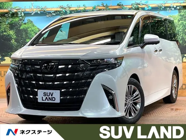 Toyota Alphard 2.5 Z 4WD Non-Smoking Car Glass Roof Rear Seat Monitor Surround View Camera 14-inch Navigation Both Side Power Doors Blind Spot Monitor Radar Cruise Auto High Beam Lane Departure Warning LED Head & Fog Lights Digital Inner Mirror (Platinum White Pearl Mica)