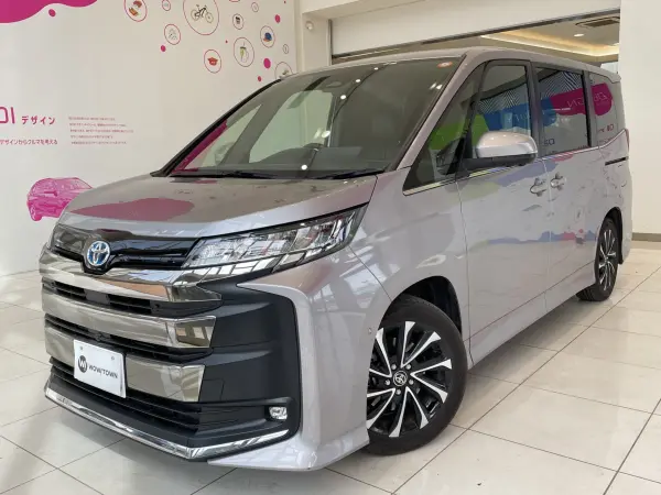 Toyota Noah 1.8 Hybrid S-Z Comfort Convenience Package Toyota Safety Sense Navigation All-Around View Both Side Power Sliding Doors Power Back Door Radar Cruise Control LED Half Leather Seats Seat Heaters Genuine AW ETC (Metal Stream Metallic) — photo 8