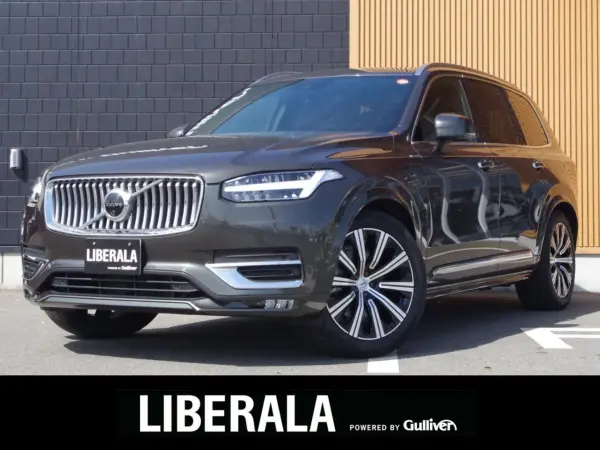 Volvo XC90 B6 AWD Inscription 4WD Brown Leather Seats Adaptive Cruise Control Intellisense Harman/Kardon Head-Up Display CarPlay Air Suspension Blind Spot Monitor 360-Degree Camera Genuine Navigation ETC Wireless Charging Heated Seats (Pine Gray Metallic)