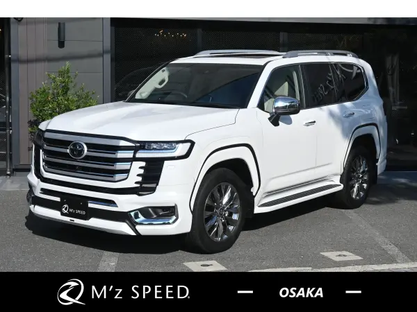 Toyota Land Cruiser 300 3.5 ZX 4WD Modellista Sunroof Cool Box Rear Air Suspension BSM JBL Premium Sound System ETC2.0 Panoramic View Monitor Beige Leather Genuine Leather Seats — thumbnail 1