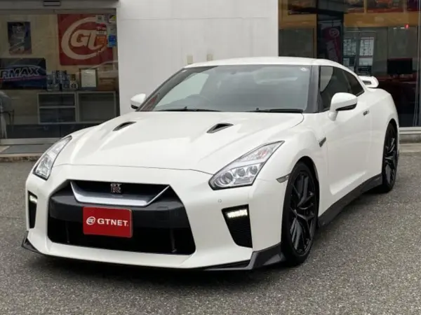 Nissan GT-R 3.8 Black Edition 4WD MY17 Recaro BOSE Lightning Lights Power Seat Seat Heater Genuine Navigation TV Backup Camera Drive Recorder Thatcham Security Genuine 20AW Brembo ETC Paddle Shift Smart Key (Pearl White)
