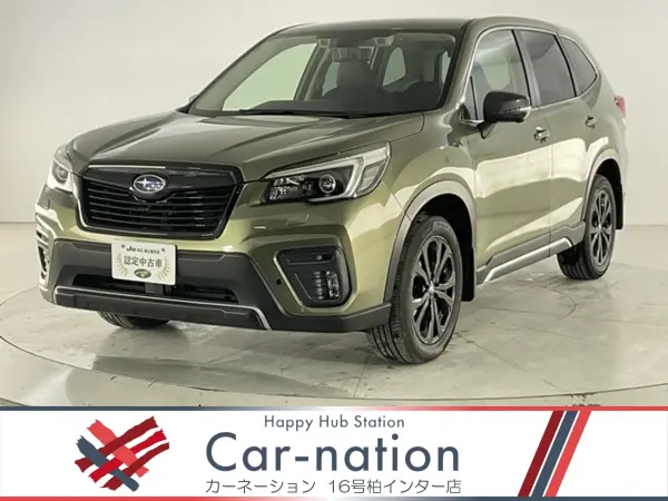 Subaru Forester 1.8 Sport 4WD ES Core Technology/ES Safety Plus (Driver Assist/View Expansion)/Steering-linked LED Headlights/LED Fog Lights/S/F/R Camera/Seat Heaters/Power Seat/Diatone Built-in Navi/Full-Seg TV/DVD/Bluetooth/ETC/Factory Dash Cam (Jasper Green Metallic) — thumbnail 1