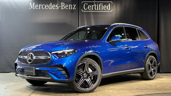 Mercedes-Benz GLC220 d 4MATIC (ISG) AMG Line Package Diesel Turbo 4WD MP202502 Spectral Blue Demo Car Non-Smoking Leather Exclusive Package Seat Ventilation Seat Heater Burmester 360-Degree Camera Power Trunk Foot Trunk Opener (Spectral Blue)