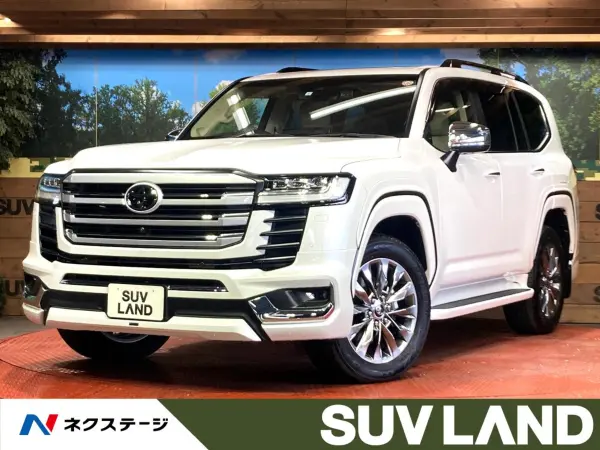 Toyota Land Cruiser 300 3.5 ZX 4WD Modellista Aero Sunroof 360 Camera JBL Sound Genuine 12.3-inch Navi Safety Sense Radar Cruise Non-Smoking Power Rear Gate Genuine Leather Seats Front & Middle Seat Aircon Dashcam ETC — thumbnail 1