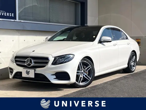 Mercedes-Benz E-Class E220d Avantgarde AMG Line Diesel Turbo Sunroof Nappa Leather Apple CarPlay Keyless Go 360 Camera Radar Safety Package LED Headlights Genuine Navigation Genuine 19-inch AW Seat Heater Power Seats Non-Smoking Car ETC (Diamond White (M))