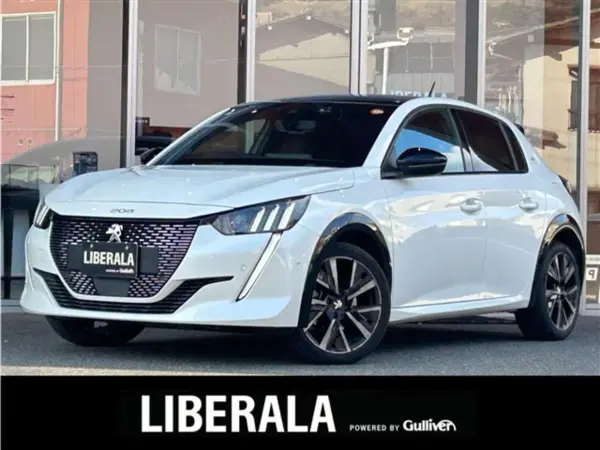 Peugeot 208GT Black Semi-Leather ACC/BSM Apple CarPlay Android Auto Ambient Light Front Seat Heater Backup Camera Genuine Display Audio Paddle Shift ETC (Pearl White)