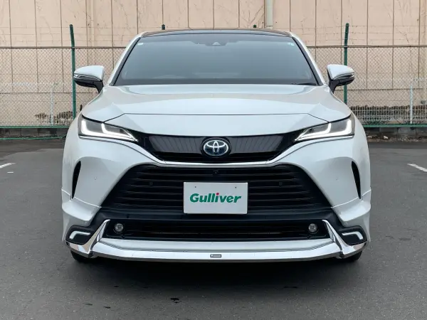 Toyota Harrier 2.5 Hybrid Z Leather Package Modellista Aero Panoramic Roof Navigation Camera JBL Sound Heated Seats Cruise Control Power Tailgate HUD BSM Dashcam ETC One Owner Non-Smoker (Platinum White Pearl Mica) — photo 9