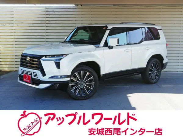 Lexus GX550 Version L 4WD Modellista Aero Panoramic Roof Mark Levinson Digital Inner Mirror Genuine Front/Rear Dashcam Cool Box Seat Heater & Seat Cooler Wireless Charging Power Retractable Side Steps HUD BSM (Sonic Quartz)