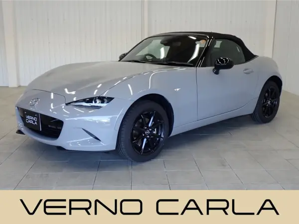 Mazda Roadster 1.5 S Special Package 6MT Mazda Connect Collision Mitigation Braking Obstacle Sensor BSM LED Headlights Smart Key Genuine AW Backup Camera Bluetooth (Aero Gray Metallic) — thumbnail 1