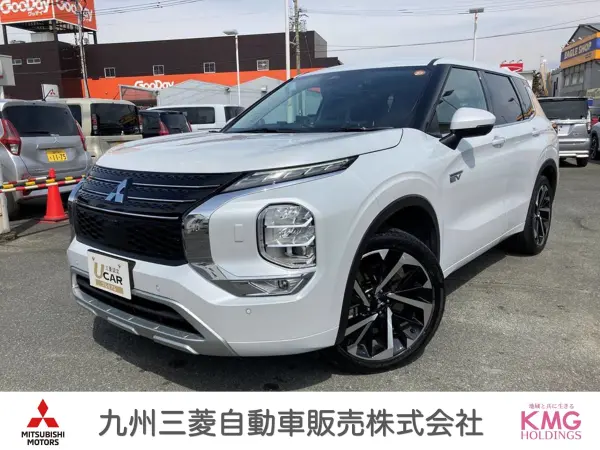 Mitsubishi Outlander PHEV 2.4 P 4WD Navi All-Around Monitor Drive Recorder Certified Warranty (Pearl White)