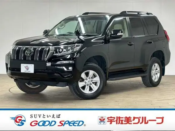 Toyota Land Cruiser Prado 2.7 TX L Package 4WD 7-Seater / Sunroof / 9-inch Navigation Digital TV / Rear Seat Flip-down Monitor / Backup Camera / Leather Seats / Adaptive Cruise Control / Power Seats / Seat Ventilation / Auto High Beam / LED Headlights / ETC / Smart Key / Auto Air Conditioner (Black)