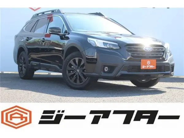 Subaru Legacy Outback 1.8 X-Break EX 4WD Non-Smoking Car, Genuine 11.6-inch Navi, Full-Seg TV, Backup Camera, Seat Heater, Radar Cruise Control, Power Seat with Memory Function, Front Camera, Left Side Camera, Black Leather Seat, ETC (Crystal Black Silica) — thumbnail 1