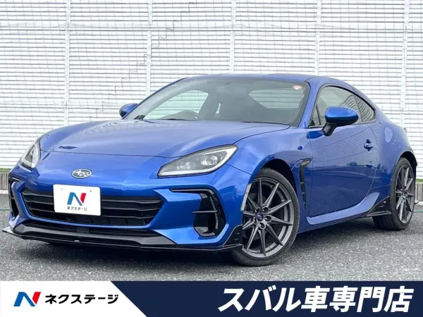 Subaru BRZ 2.4 S B-type 6MT STI Aero LED Accessory Liner Genuine ALPINE Navigation LED Headlights Leather-Wrapped Steering Wheel Genuine 18-inch Alloy Wheels Half-Leather Seats Seat Heaters Non-Smoking Car (WR Blue Pearl)