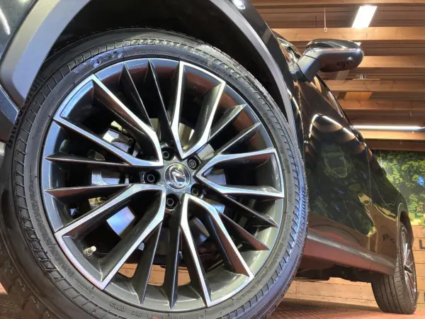 Lexus NX 350h Version L with Surround View Camera, Collision Mitigation System, Radar Cruise, Non-Smoking, Genuine 14-inch Navigation, Power Rear Gate, Leather Seats, Front Seat Air Conditioning, Dashcam, Corner Sensors, Smart Key, LED Headlights, ETC 2.0 (Graphite Black Glass Flake) — photo 9