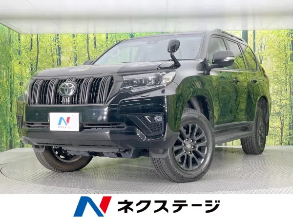 Toyota Land Cruiser Prado 2.7 TX L Package Matt Black Edition 4WD Sunroof 7-Seater SD Navigation Backup Camera Collision Mitigation System Radar Cruise Non-Smoking Leather Seat Seat Air Conditioner Drive Recorder Smart Key LED Head Roof Rail Built-in ETC (Black) — thumbnail 1