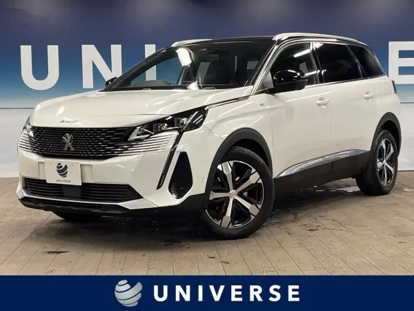 Peugeot 5008 GT BlueHDi Diesel Turbo Panoramic Sunroof Apple CarPlay Adaptive Cruise Control Side/Back Camera Half Leather Seat Seat Heater Power Seat Full LED Headlight Auto High Beam (Pearl White)