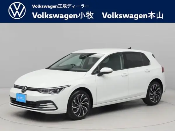 Volkswagen Golf TDI Active Advance Platinum Edition Diesel Turbo Certified Used Car LED Matrix Headlights IQ. LIGHT Seat Heater Digital Terrestrial Tuner Adaptive Cruise Control 17-inch Wheels (Pure White) — thumbnail 1