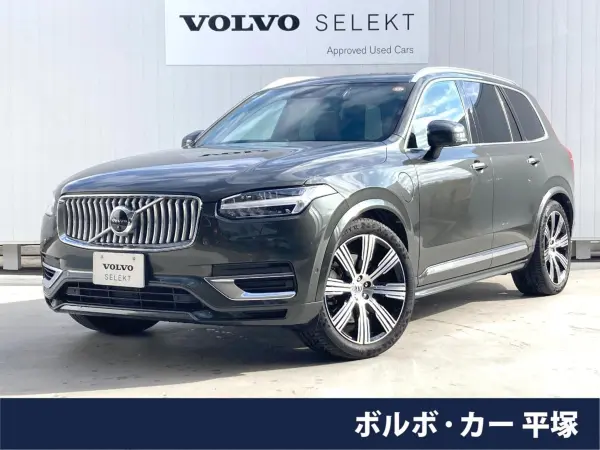 Volvo XC90 Recharge Plug-in Hybrid T8 AWD Inscription 4WD Certified Used Car Bowers & Wilkins Brown Leather Seats Genuine Navigation 360° View Camera Non-Smoking Car Seat Heater Memory Power Seat Power Tailgate Bluetooth ETC (Pine Grey Metallic) — thumbnail 1