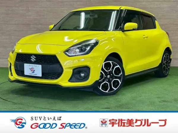 Suzuki Swift Sport 1.4 AT with Display Audio, Auto Cruise, Seat Heater, Drive Recorder, LED Headlights, Auto Air Conditioning, ETC, Backup Camera, Turbo, 17-inch Alloy Wheels, Smart Key, Push Start (Champion Yellow 4) — thumbnail 1
