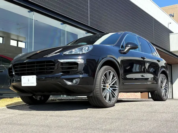 Porsche Cayenne S Tiptronic S 4WD Black Leather Seats Sunroof Power Seats Seat Heater Power Rear Gate HDD Navigation Bluetooth Full-Seg TV CD DVD Genuine 21AW Cruise Control Warranty Manual (Black Metallic)