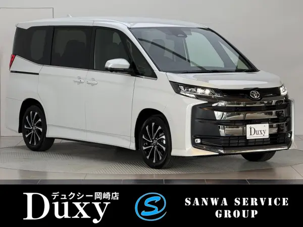 Toyota Noah 1.8 Hybrid S-Z 2026 Model Team Mate Advanced Park Comfort Convenience Package Hi Digital Inner Mirror Head-Up Display Panoramic View Apple CarPlay HDMI Input Terminal USB Type-C Charging 3-Eye LED Head (White Pearl) — thumbnail 1