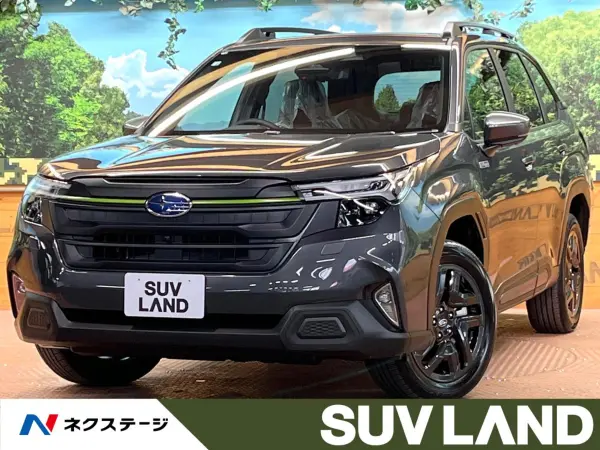 Subaru Forester 2.5 X-Break S:HEV EX 4WD Non-Smoking Car 11-inch Display Backup Camera EyeSight X Radar Cruise Digital Mirror Half Leather LED Head & Fog Lights Genuine 18-inch Alloy Wheels Heated Steering Wheel Power Back Door (Magnetite Gray Metallic) — thumbnail 1