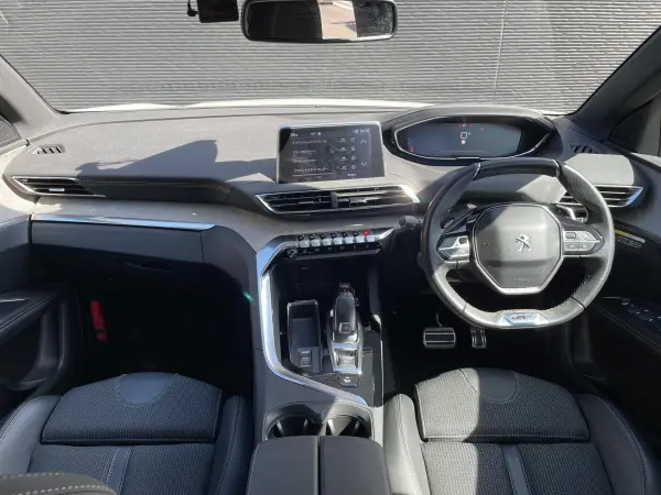 Peugeot 3008 GT Active Cruise Control BSM Sunroof Genuine Display Audio Apple CarPlay Bluetooth Half Leather Seat Heater Power Seat Genuine 18AW ETC Dashcam (Pearl White) — thumbnail 1