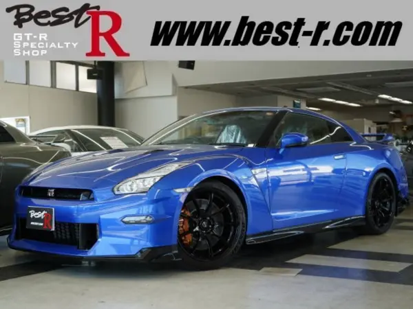 Nissan GT-R 3.8 Track Edition engineered by nismo 4WD MY25 Garage Kept Non-Smoker P-Glass Genuine Front/Rear Drive Recorder (Wangan Blue 4-Coat Multi-Flex PM)