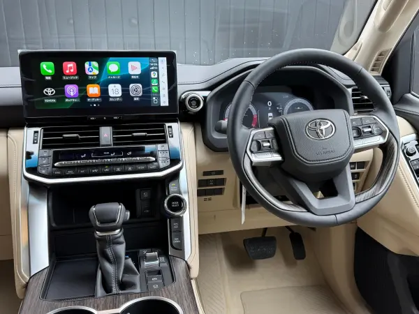 Toyota Land Cruiser 300 3.5 ZX 4WD 2026 Model Modellista Aero & Alloy Wheels Cool Box Rear Electric Diff Lock Tire Pressure Sensor Cold Area Tonneau Cover 12.3-inch JBL Premium Navigation Rear Entertainment System Roof Rail Beige Interior (Precious White Pearl) — photo 8