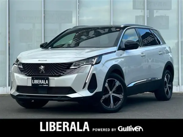 Peugeot 5008 GT ACC Display Audio Non-Smoking Car Backup Camera BSM Half Leather Seat Seat Heater Power Seat LED Headlight High Beam Assist Paddle Shift Electric Rear Gate Genuine 18-inch AW (Pearl White)