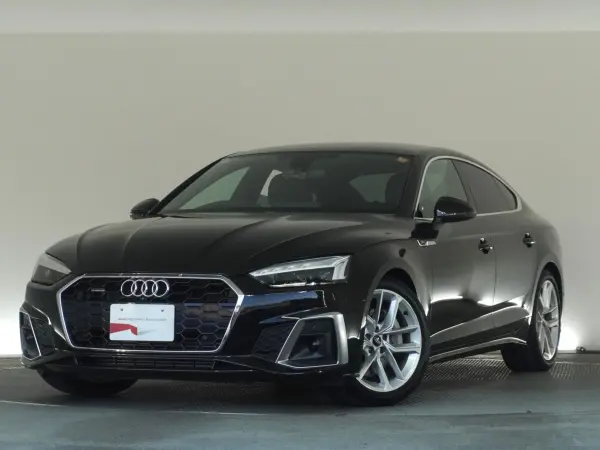 Audi A5 Sportback 45 TFSI quattro S line 4WD TV Tuner Surround View Camera Smartphone Interface Certified Used Car (Mythos Black Metallic) — thumbnail 1