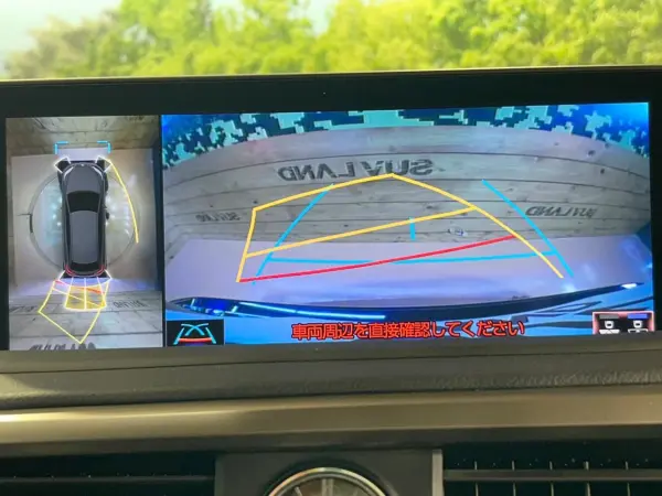 Lexus RX450h Version L 4WD Non-Smoking Car Genuine 12-inch Navigation Sunroof Surround View Camera Seat Ventilation Head-Up Display Blind Spot Monitor Power Rear Gate Memory Power Seat Wood Combination Steering Wheel Steering Heater (Graphite Black Glass Flake) — photo 7