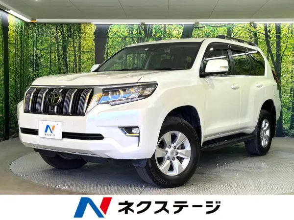 Toyota Land Cruiser Prado 2.8 TX L Package Diesel Turbo 4WD Non-Smoking Sunroof 7-Seater Factory 9-inch Navigation Surround View Camera Diesel Black Leather Seats Seat Ventilation ETC2.0 LED Headlights Bluetooth Playback Power Folding Mirrors Radar Cruise (White Pearl Crystal Shine) — thumbnail 1