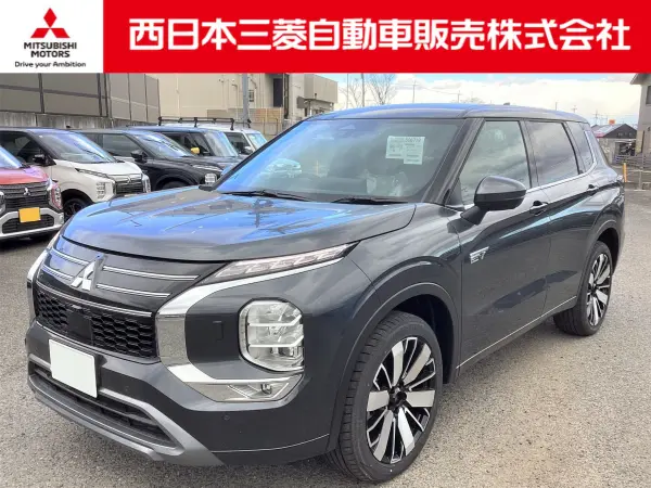 Mitsubishi Outlander PHEV 2.4 P Executive Package 4WD Hail Damage Vehicle (Graphite Gray M/Black Mica) — thumbnail 1