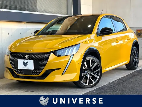 Peugeot 208GT Panoramic Glass Roof Apple CarPlay Rear View Camera Adaptive Cruise Control Blind Spot Monitor Seat Heater Half Leather Seat LED Headlights ETC (Faro Yellow) — thumbnail 1