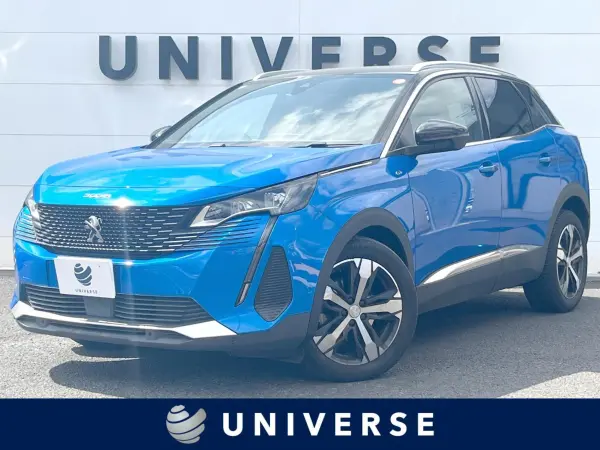 Peugeot 3008 GT BlueHDi Diesel Turbo Panorama Sunroof Apple CarPlay Backup Camera Adaptive Cruise Power Seats Heated Seats Electric Tailgate Full LED Headlights Advanced Grip Control Genuine 18-inch AW Non-Smoking Car (Vertigo Blue)