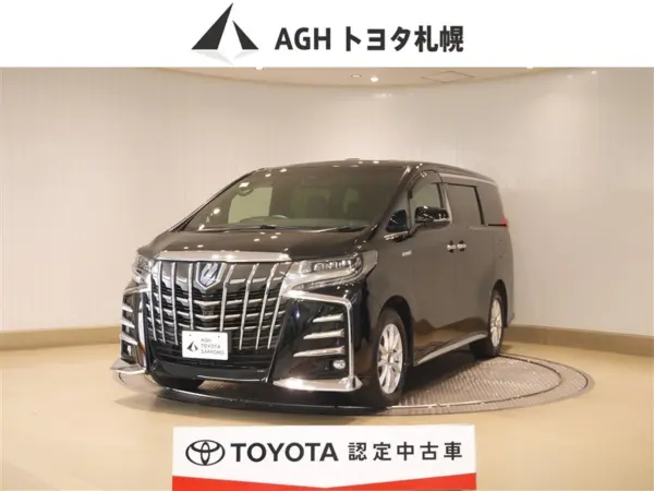 Toyota Alphard Hybrid 2.5 Executive Lounge S E-Four 4WD with Pre-Collision Braking and Memory Navigation (Black) — thumbnail 1