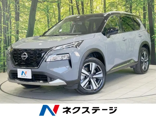 Nissan X-Trail 1.5 G e-4ORCE 4WD Non-Smoking Car Panoramic Roof Genuine 12-inch Navi 360 Camera BOSE Sound ProPilot Electric Rear Seat Heater Power Seat Synthetic Leather Seat HUD Wireless Charger 100V Power Outlet Sunshade Anti-Theft System (Stealth Gray (P)/Super Black 2)