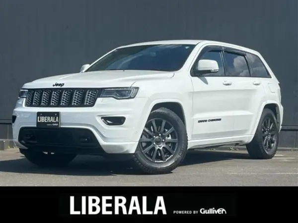 Jeep Grand Cherokee Altitude 4WD One Owner Half Leather Genuine Navi Digital Terrestrial B Camera ETC Front/Rear Dashcam Power Seat Seat Heater HID Headlights A Light Aftermarket 18-inch All-Weather Push Start Smart Key Genuine Wheels with Summer Tires (White) — thumbnail 1