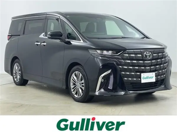 Toyota Alphard Hybrid 2.5 Z E-Four 4WD with Genuine Navigation, 360-Degree Camera, 1500W AC Outlet (Black) — thumbnail 1