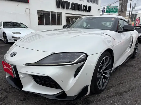 Toyota Supra 2.0 SZ-R 1-Owner Navi TV Backup Camera Seat Heater Pre-Crash Safety Lane Keep Blind Spot Monitor JBL (White Metallic)