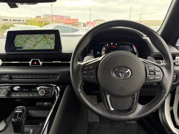 Toyota Supra 2.0 SZ-R 1-Owner Navi TV Backup Camera Seat Heater Pre-Crash Safety Lane Keep Blind Spot Monitor JBL (White Metallic) — photo 8