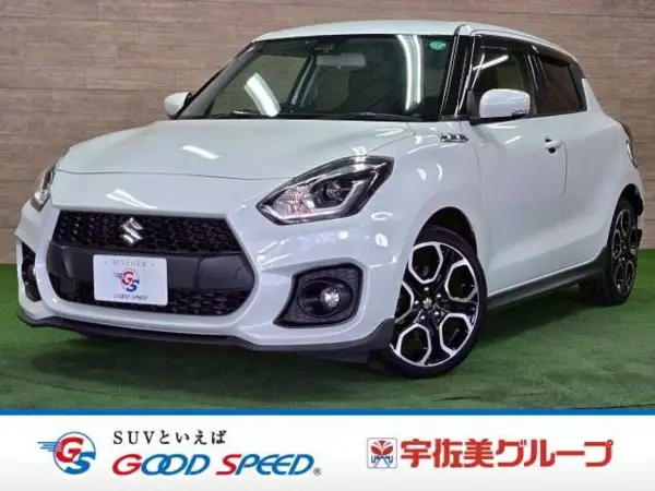 Suzuki Swift Sport 1.4 8th Gen Navi TV/Radar Cruise/Corner Sensor/Paddle Shift/Collision Mitigation/Lane Assist/Stability Control/Seat Heater/AT Car/LED Headlights/17-inch Alloy/Smart Key/Push Start (Pure White Pearl) — thumbnail 1