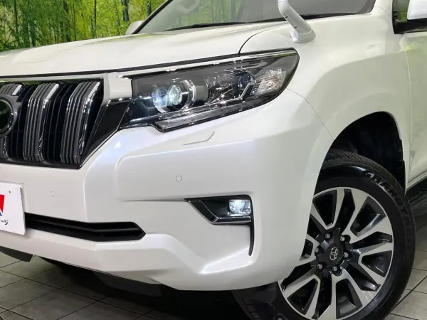 Toyota Land Cruiser Prado 2.7 TX L Package 4WD Non-Smoking Car Late Model Collision Mitigation Sunroof Genuine 9-inch Navigation Backup Camera Beige Leather Seats Roof Rails — photo 9