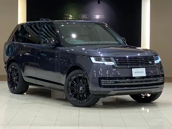 Land Rover Range Rover Autobiography 3.0L D350 Standard Wheelbase Diesel Turbo 4WD Shadow Pack 23AW Rear Entertainment Advanced Off-Road Capability Plus Rapid Cooler Box Power Side Steps Meridian Signature Front/Rear Seat Cooler/Heater Massage (Amethyst Grey Purple/Black Roof) — thumbnail 1
